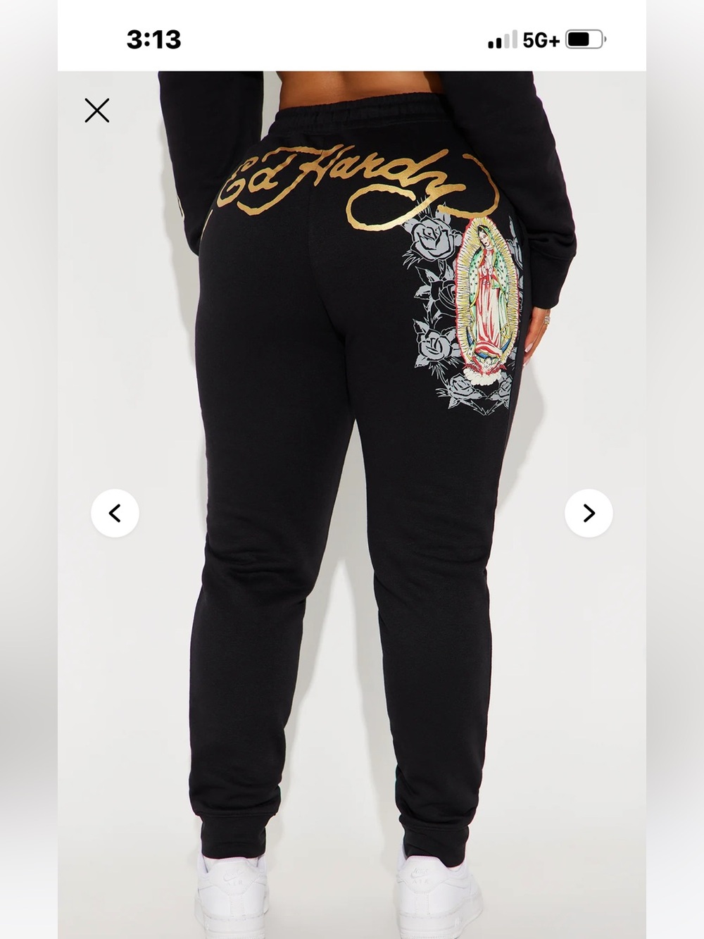 2PC SET❣️Ed Hardy Mother Mary Track Set size: MEDIUM